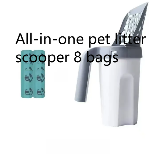 Detachable Pet Litter Scooper for Cats and Dogs with Bags