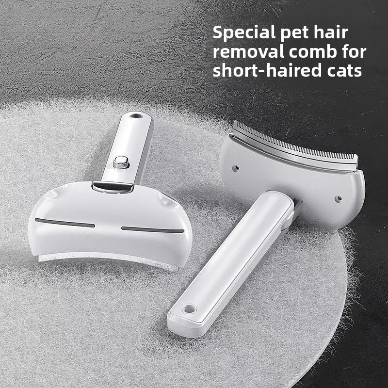 Short-Haired Cat Comb for Undercoat and Loose Fur Removal