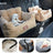 Portable dog car seat bed on a back seat for travel, photo 2