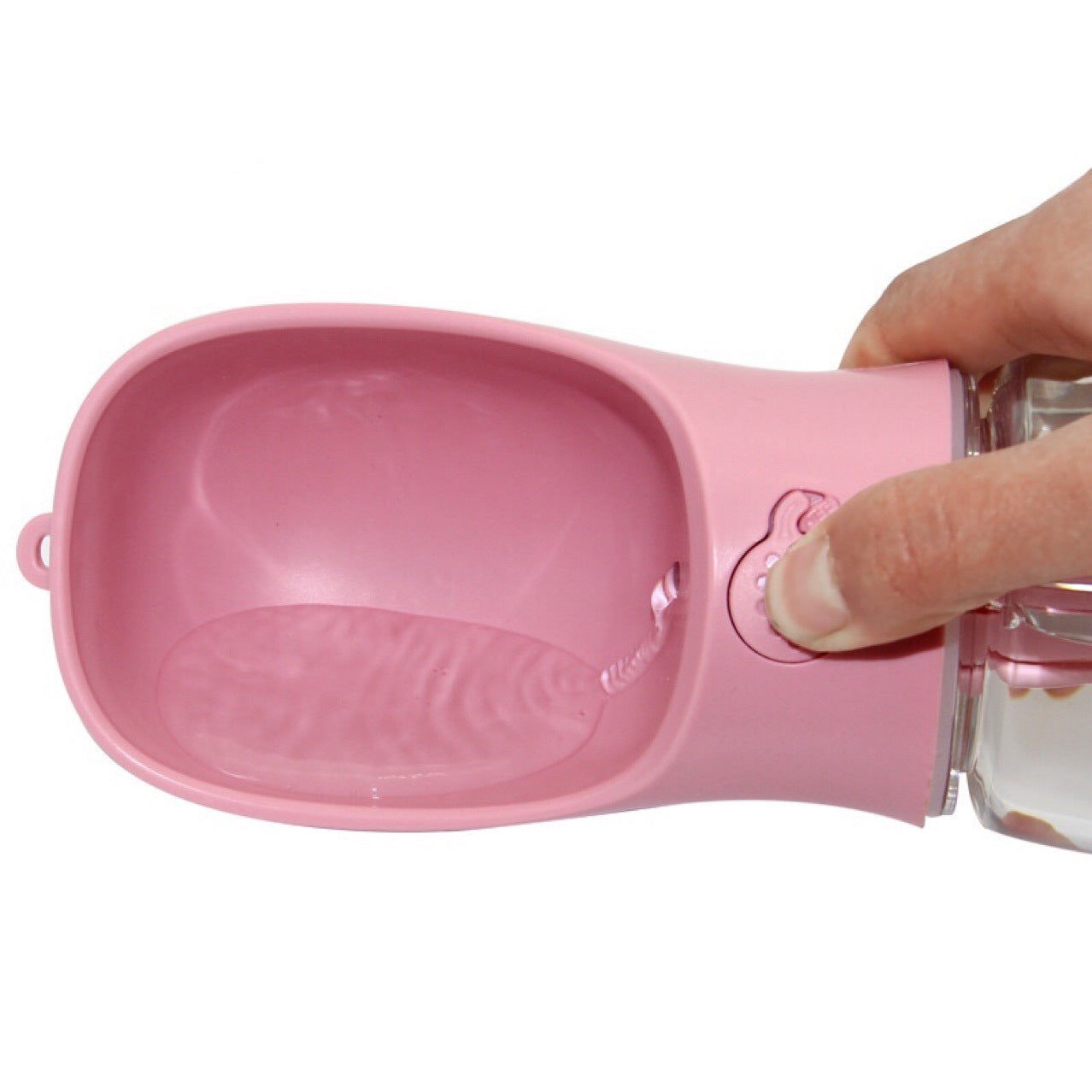 Portable Dog Water Bottle for Walks, Leak-Proof Silicone and PP Design, 350ml or 550ml