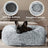 Tie Dye Round Plush Pet Bed for Cats and Small Dogs