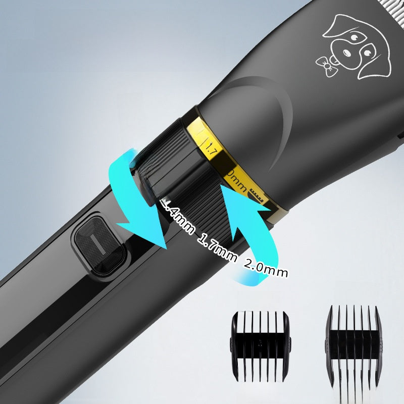 Quiet 6500 RPM Cordless Dog and Cat Clipper with Adjustable Combs