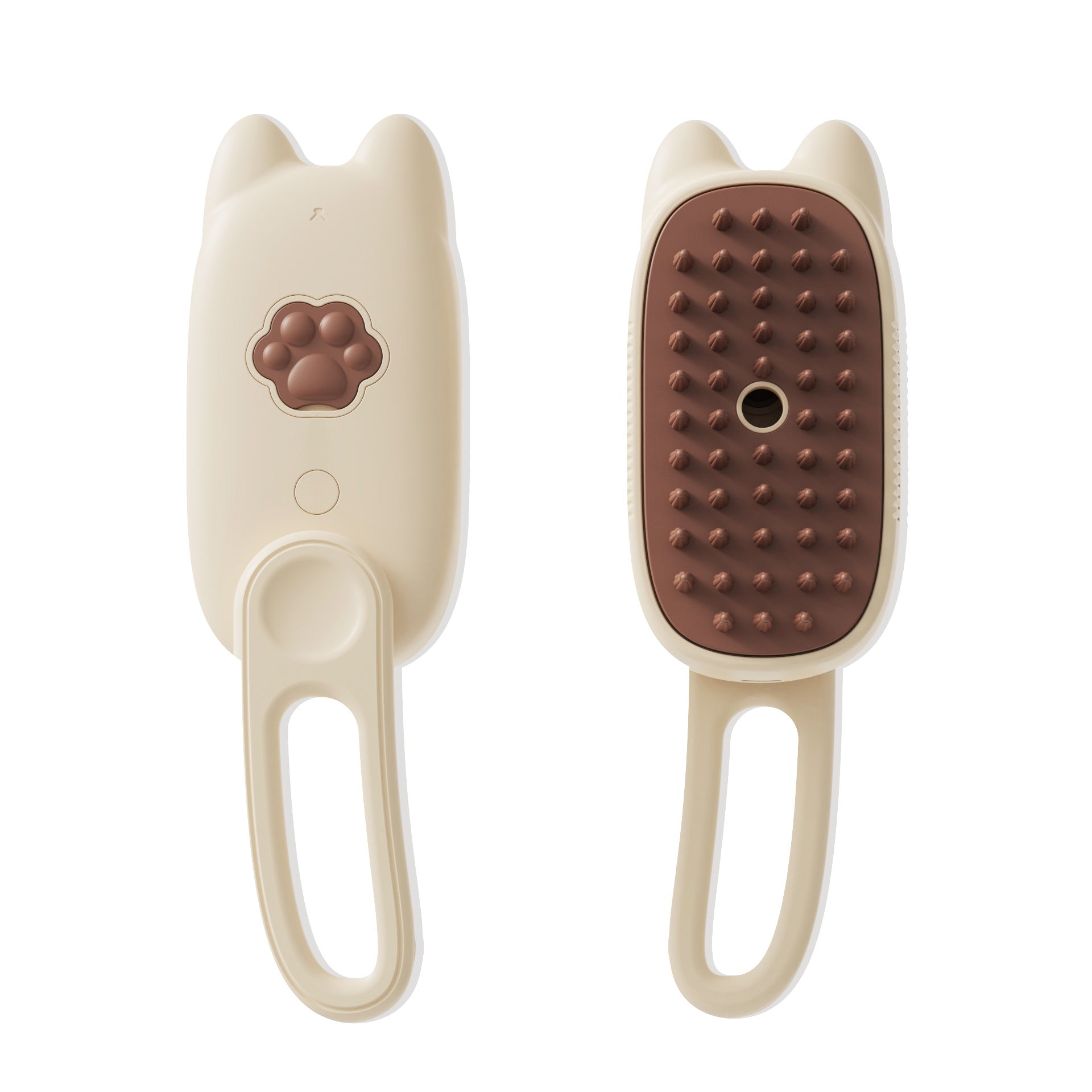 Electric Pet Comb in Whale or Avocado Design, Spray Grooming Brush