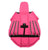 Dog swim vest with reflective angel wings in Blue, material detail