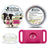 Pet Cat Dog Button Silicone Collar