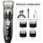 USB Rechargeable Pet Hair Clipper with Ceramic Blade and Attachments