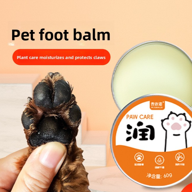 Pet Paw and Nose Balm with Plant Extracts for Dry Skin