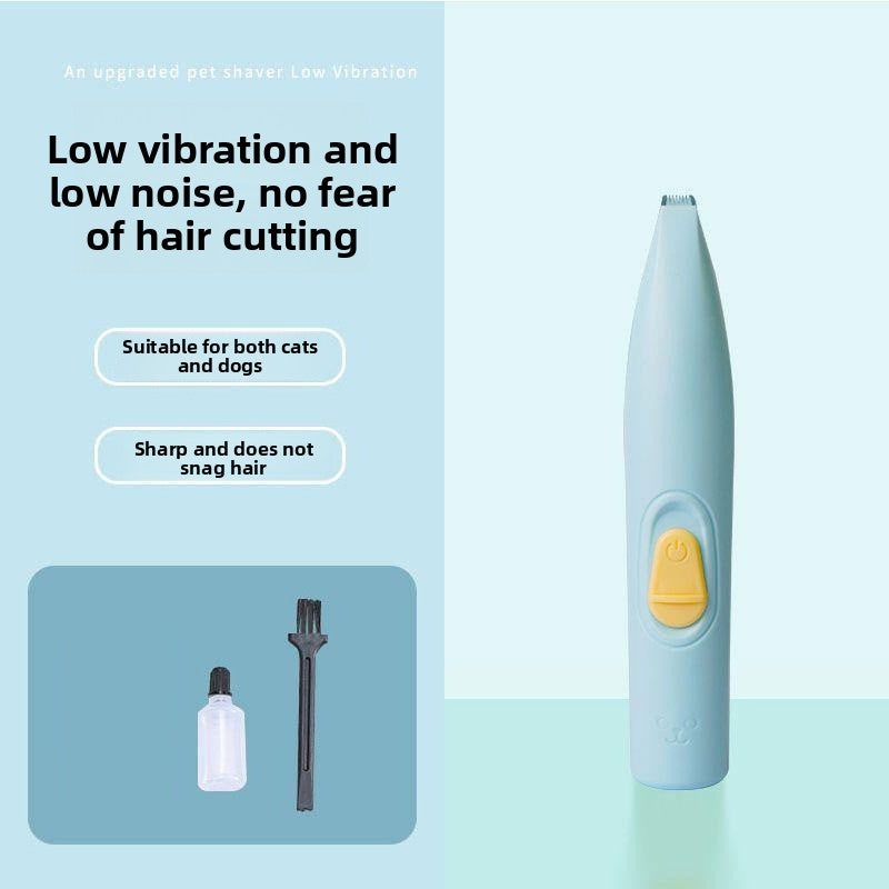 Mini Washable Pet Hair Trimmer with LED Light for Dogs and Cats