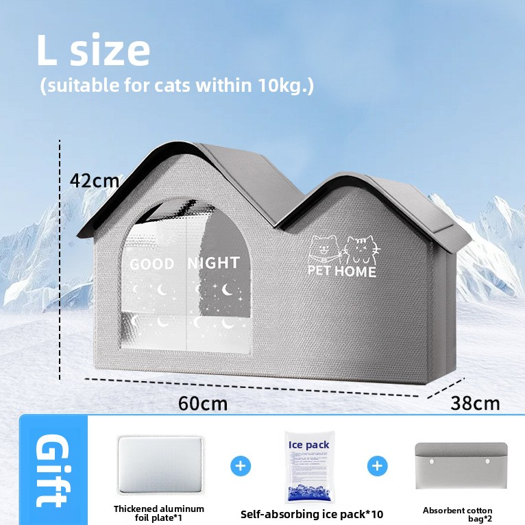 Summer pet cooling house with ice pack slots, product image 6