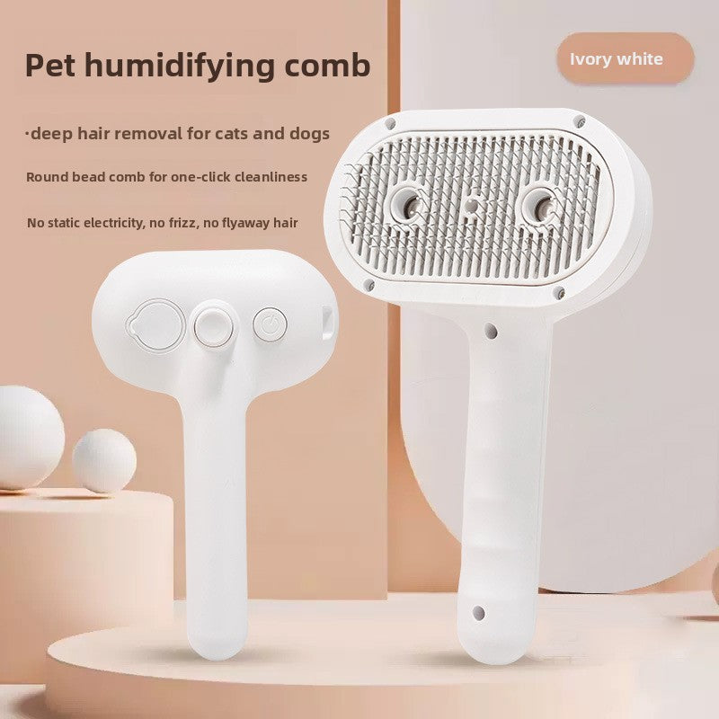 Double-Ended Spray Grooming Comb with Stainless Steel Pins