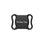Black pet tracker collar with small Bluetooth locator tag