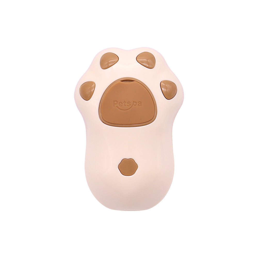 Pet spray grooming brush with water mist in Cream