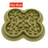 Non-Slip Silicone Slow Feeding Mat Bowl for Dogs and Cats in Square or Round Shape