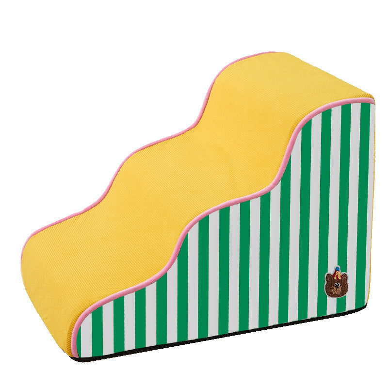Gentle slope two-step dog stairs, product detail photo
