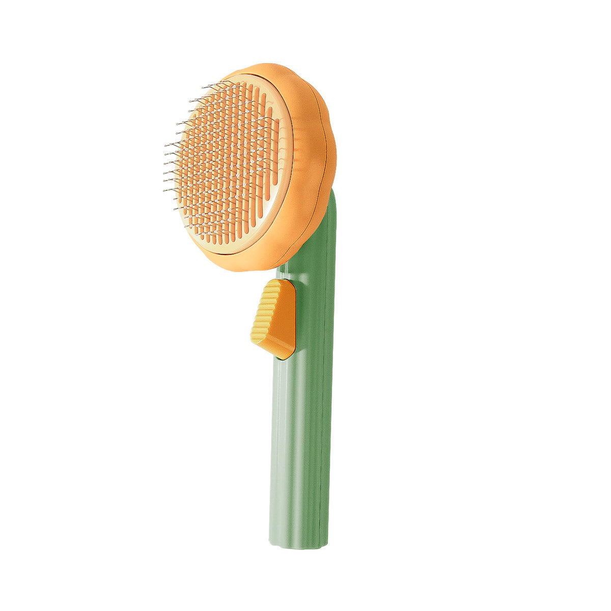 Pumpkin handle pet comb with stainless steel teeth, photo 6 of 8
