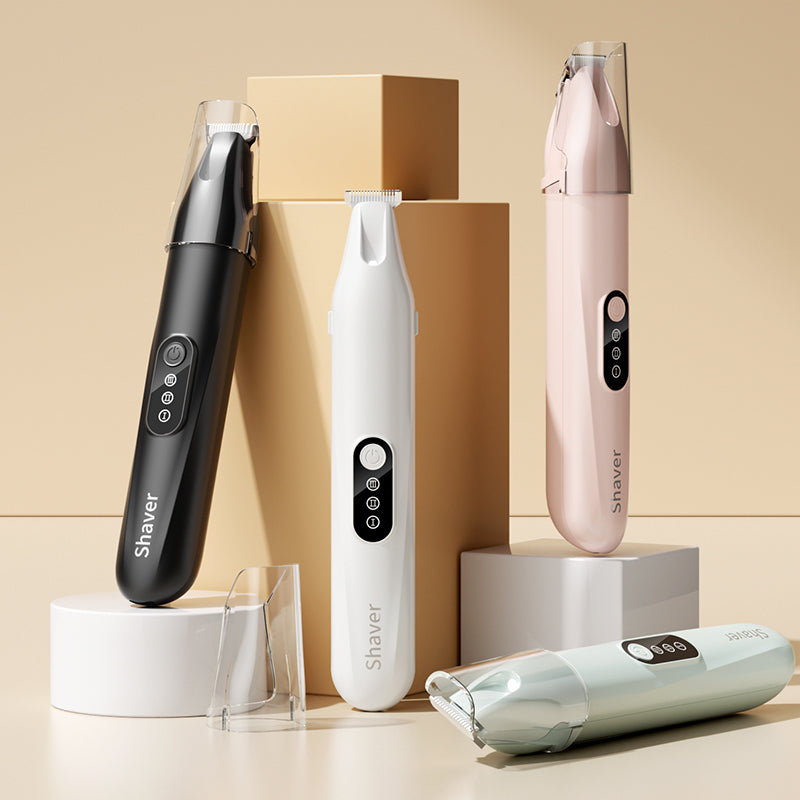 Wide Blade Pet Hair Trimmer with Dust Cover, Quiet Rechargeable