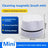 Floating magnetic aquarium glass cleaner on tank glass, view 16