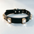 Cowhide leather dog collar with metal buckle, product image 7