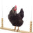 Natural wood bird and chicken swing and perch, detail photo 5