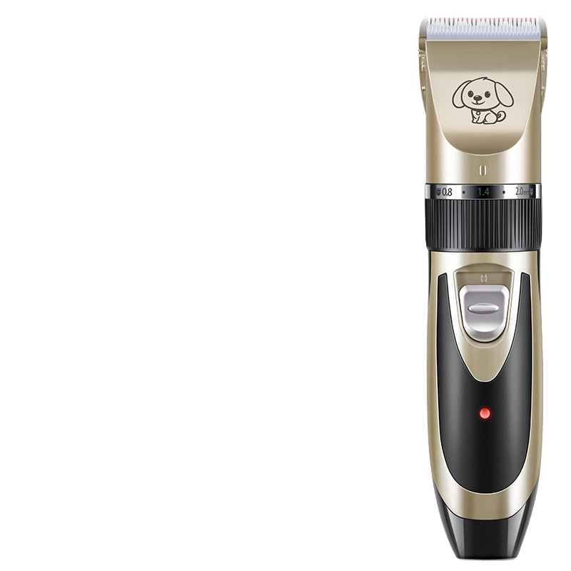 Cordless Pet Hair Clipper Set with Scissors and Comb Attachments