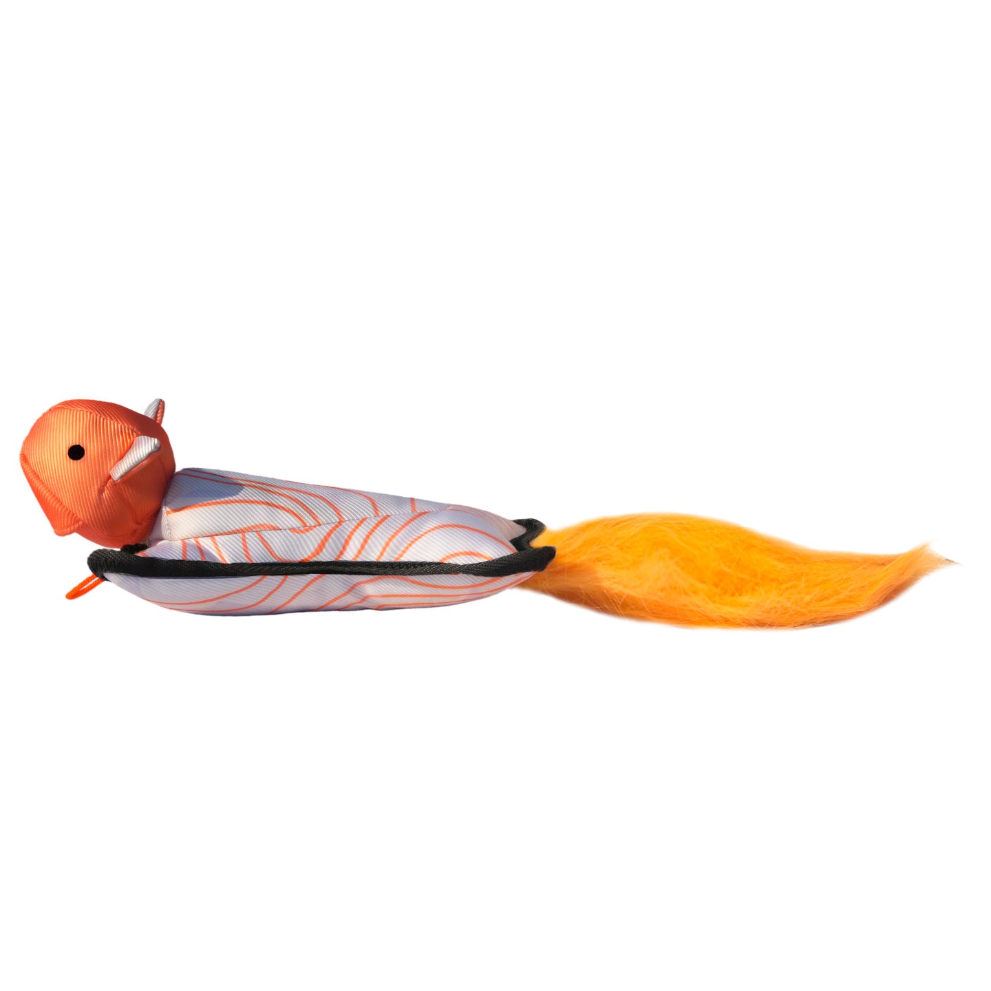 Squeaky Oxford cloth dog toy in animal shape for fetch and chew play, view 6