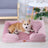Plaid pet bed mat with pillow, detail photo 32