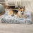 Memory foam dog bed with waterproof liner, main product photo