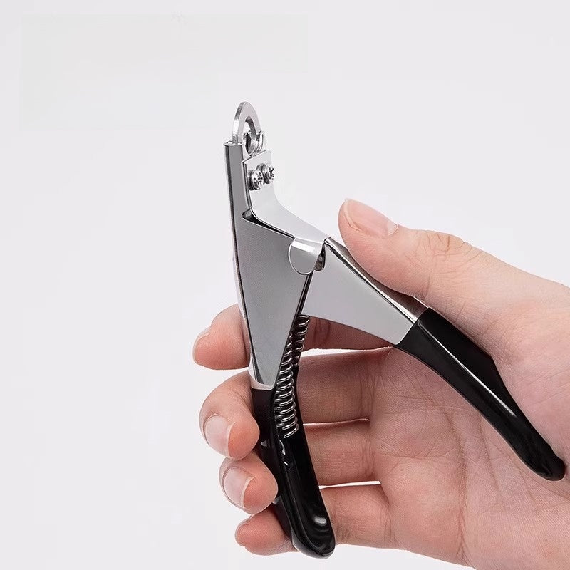Stainless Steel Dog Nail Clippers with Safety Guard