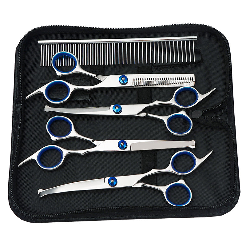 Stainless Steel Dental Thinning Shears for Dog Hair Trimming