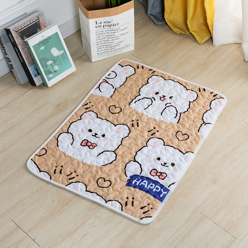 Soft printed washable pet mat for dogs and cats, photo 12 of 42