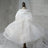 Layered satin and organza tutu dresses in six colours