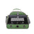 Green breathable bird carrier shoulder bag with mesh windows, view 5