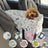 Small dog car safety seat with carry strap, main product photo