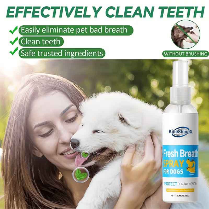 Pet Teeth Cleaning Oral Spray for Bad Breath and Tartar
