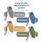 Portable silicone dog water bottle for walks and travel, product image 5
