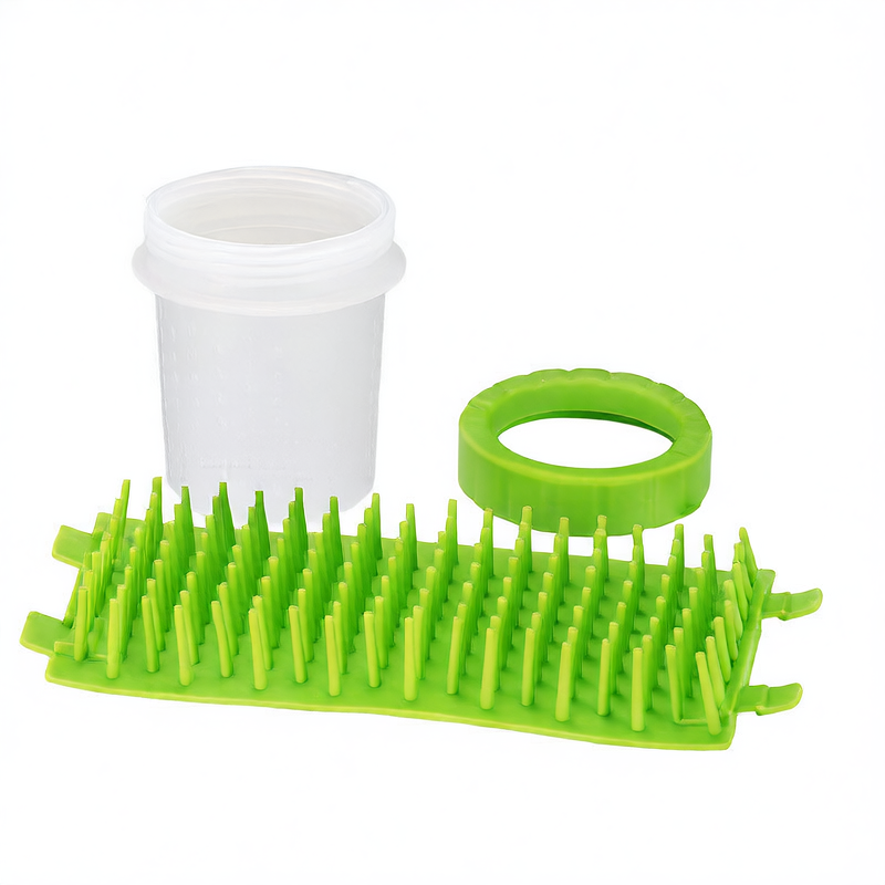 Silicone Brush Dog Foot Washing Cup, Quick Rinse Paw Cleaner