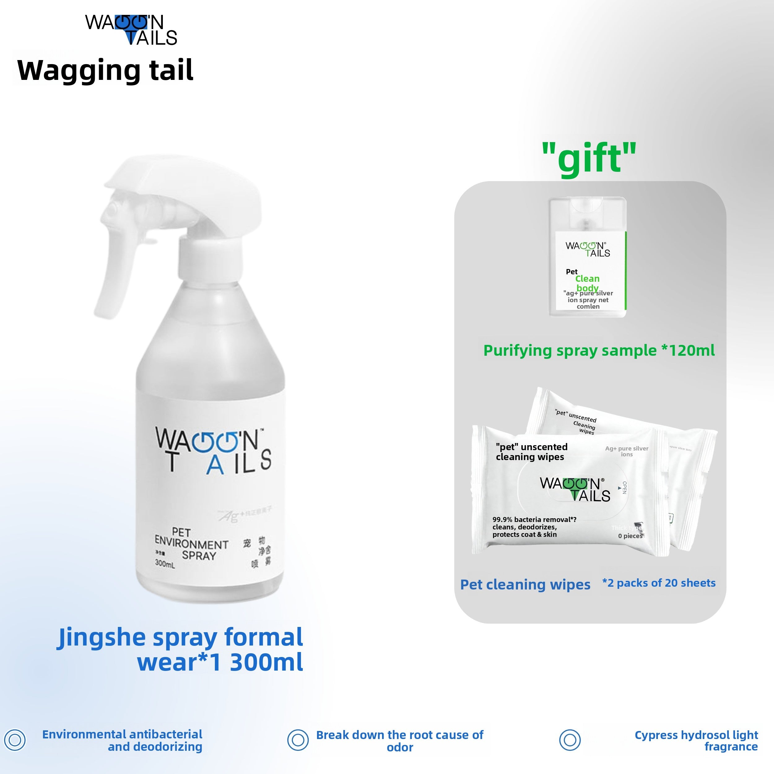 Silver Ion Pet Deodorising Spray for Coats and Home