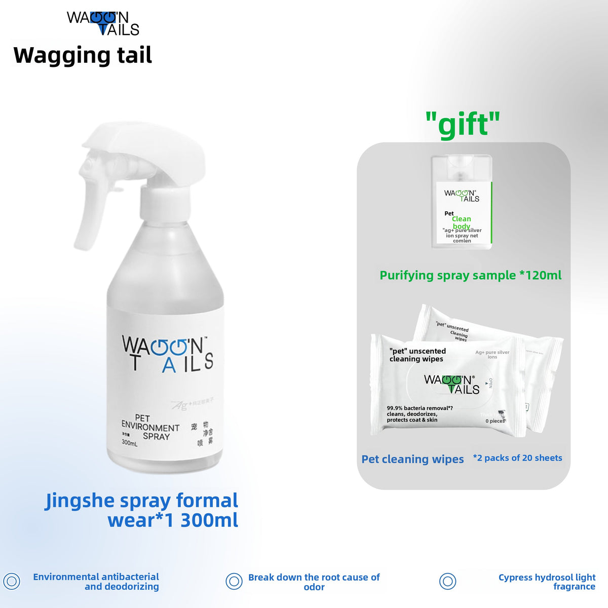 Silver Ion Pet Deodorising Spray for Coats and Home