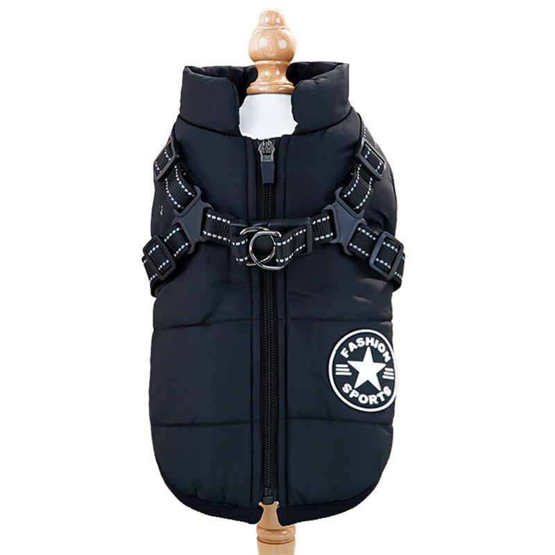 Thick padded cotton pet vest for dogs and cats, available in 7 colours, image 58