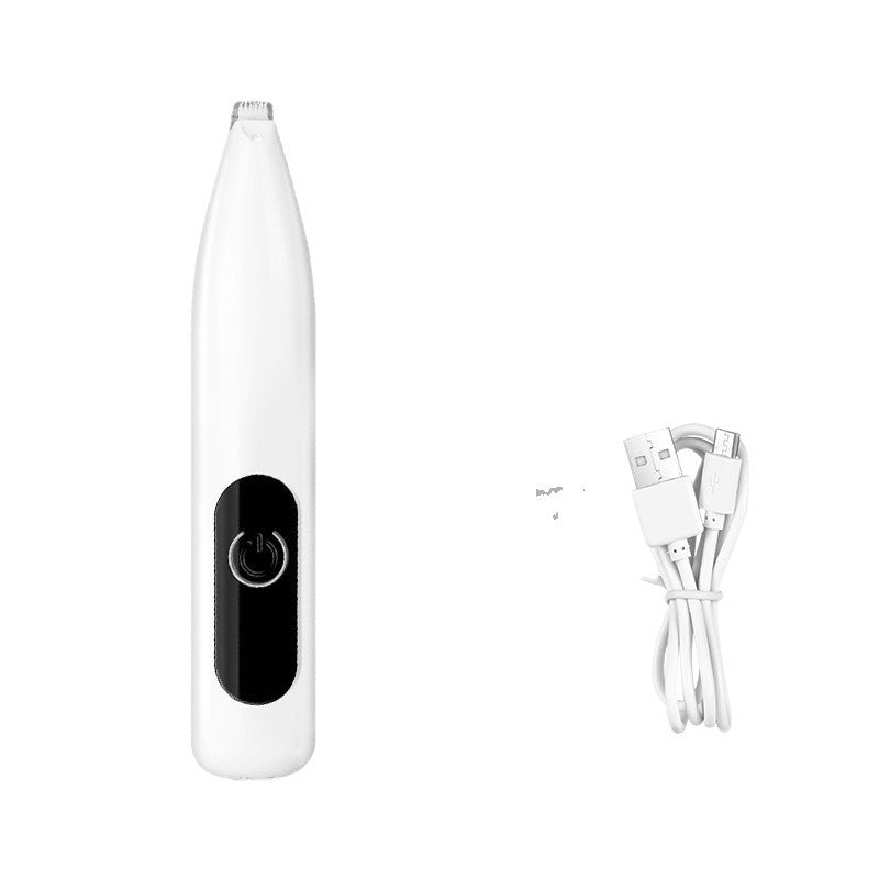USB Rechargeable Paw Hair Shaver with Ceramic Blade and Display