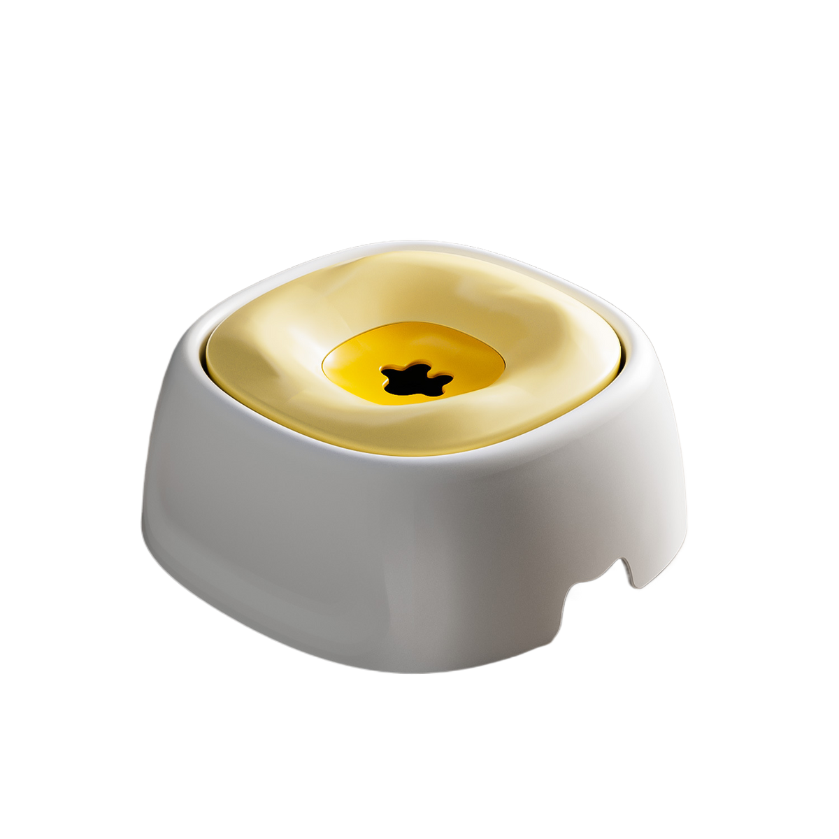 A water bowl for cats that doesn't get their mouths wet