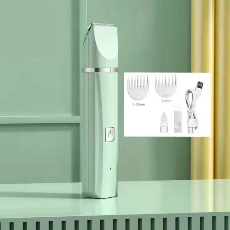 4-in-1 Cordless Pet Clipper and Nail Grinder with Square Head
