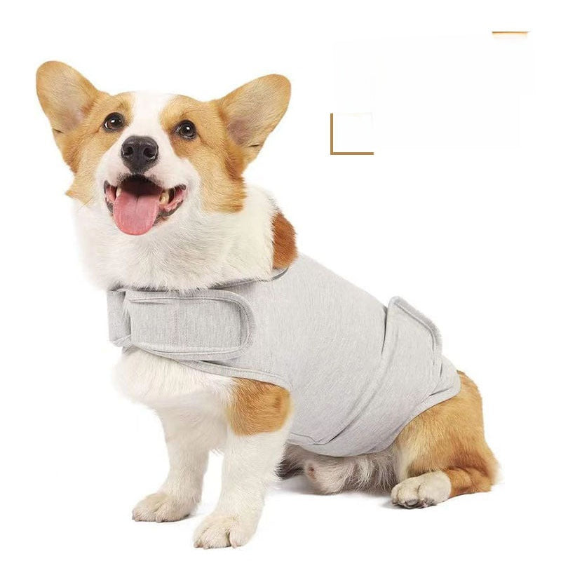 Cotton dog comfort pressure vest, available in 6 colours, image 2