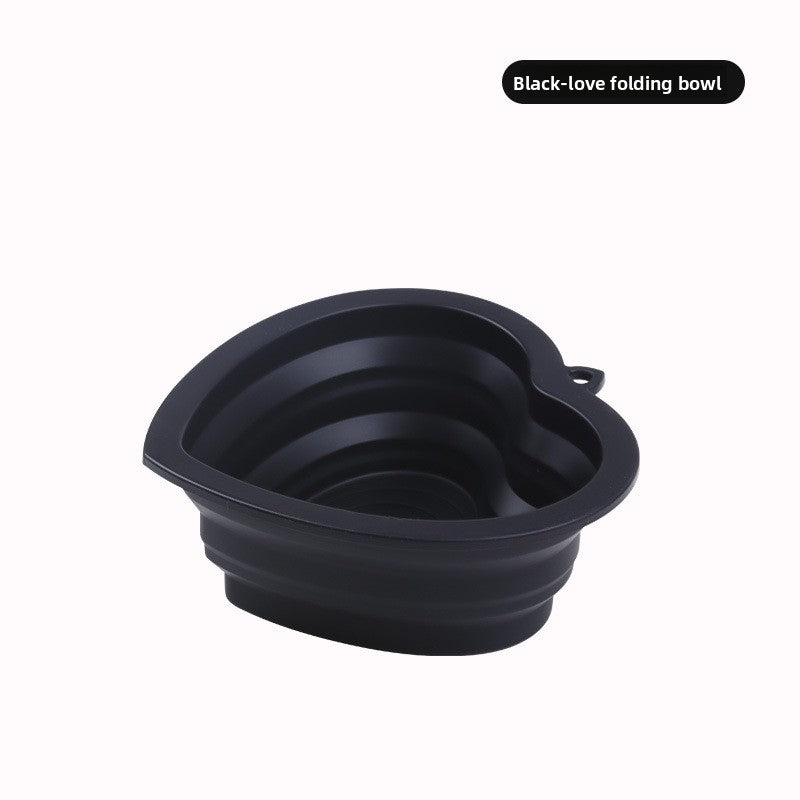 Foldable Silicone Pet Travel Bowl for Food and Water in Five Colours