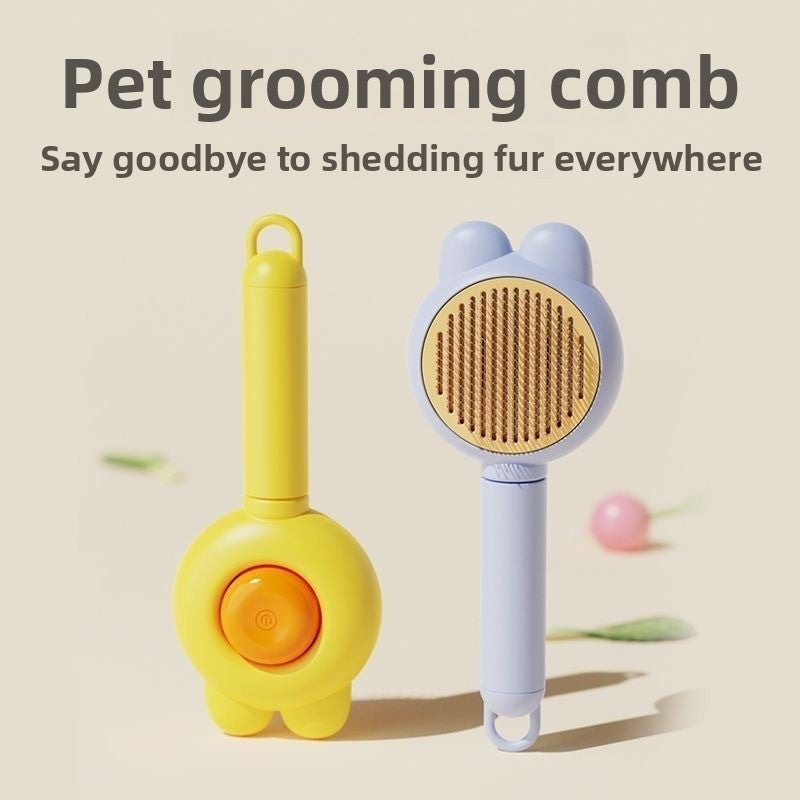 Deshedding Grooming Comb for Cats and Dogs in Cute Animal Designs