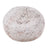 Light grey round deep sleep pet bed with soft plush, photo 5