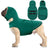 Adjustable green stretch dog comfort vest with snug fit in Green, in a home setting