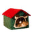 Enclosed horned pet nest bed, detail photo 4