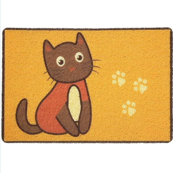Coil Loop Cat Litter Trapping Mat, Washable Polyester Fibre