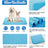 Ice silk dog cooling pad in light blue, photo 4 of 8